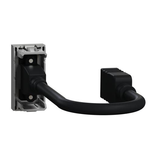 SCHNEIDER ELECTRIC - NU343030 HDMI socket One module aluminium