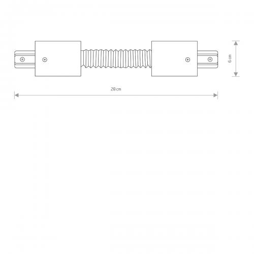 NOWODVORSKI - 8384 PROFILE RECESSED FLEX CONNECTOR 