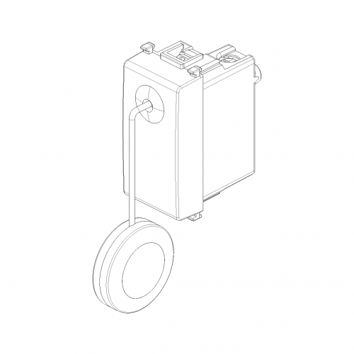 VIMAR - Бутон с корда бял PLANA 1P NO 10A cord-operated push white - 14052