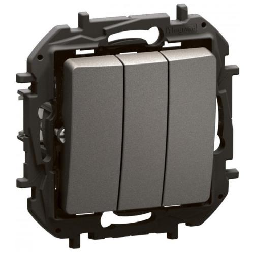 LEGRAND - Triple switch Niloe New NP2130MG