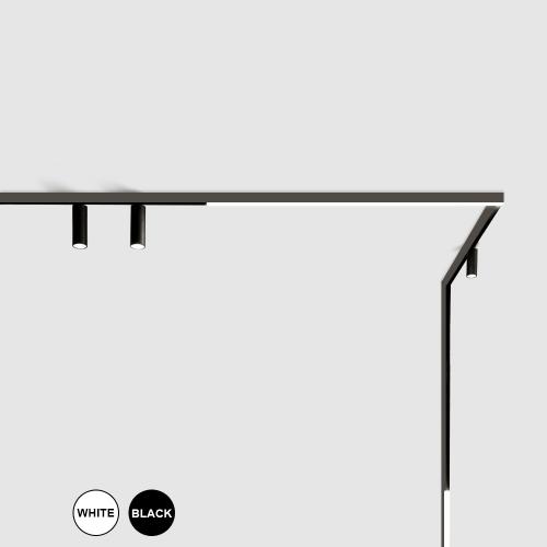 POLARIS LIGHTING - PL1010W Corner surface MAGNETIC TRACK ОМ 23 WH 48V