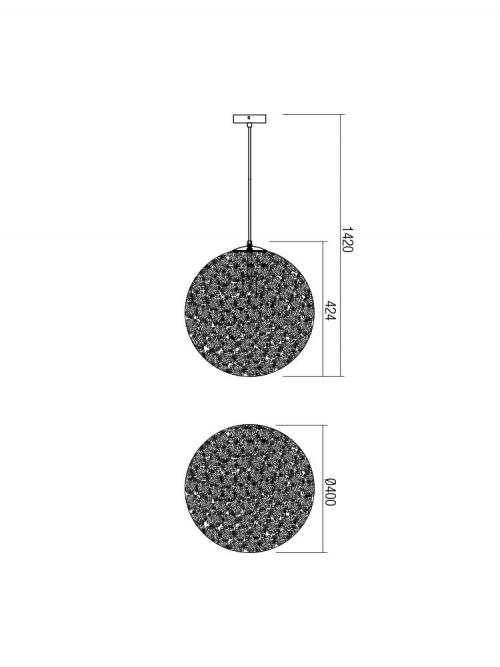 SMARTER - пендел  PROTEUS  01-1514  E27, 42W