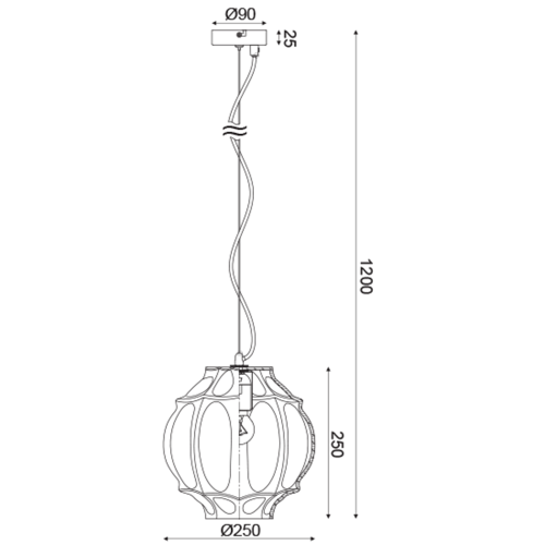 ACA LIGHTING - Пендел  Avantgarde  GN271PGF