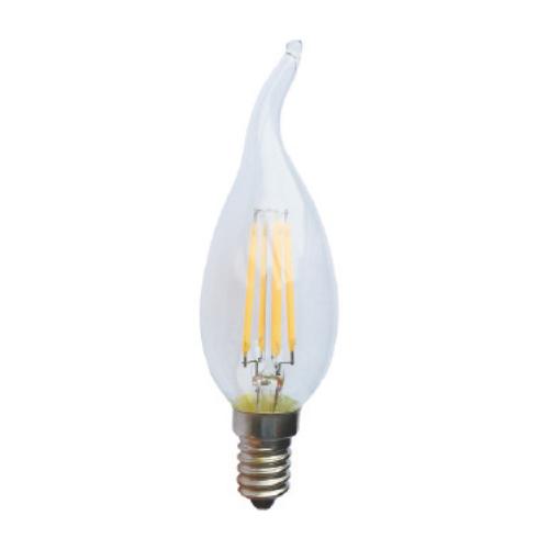 ACA LIGHTING - LED крушка пламък FILAMENT E14 6W 2700K 550lm DECO6WWTIP