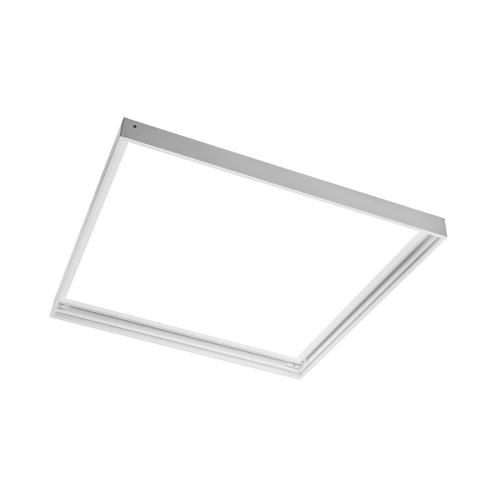 GTV Lighting - Сглобяема рамка за LED панел за открит монтаж, бял, 600x600x43mm RM-KNG60X60-00