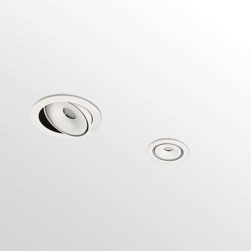 POLARIS LIGHTING - LED DOWNLIGHT NET DALI DIM Ø82/H40mm 7W 3000K 560lm 60° White with black 1021-7D