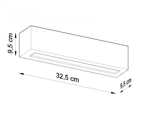 SOLLUX - Аплик керамичен 1X60W VEGA SL.0877