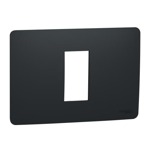 SCHNEIDER ELECTRIC - NU210154 New Unica - cover frame - 1 gang - 1 module - anthracite