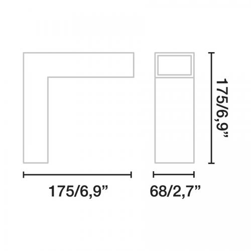 FARO - LED L light   VIA L 041009903  LED 12W, 4000K