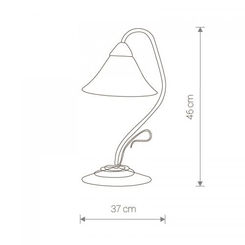 NOWODVORSKI - table luminaire VICTORIA GOLD I 2995