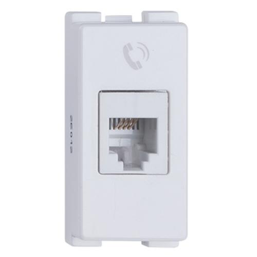ELMARK - 26012 - PHONE SOCKET WHITE LECCE 