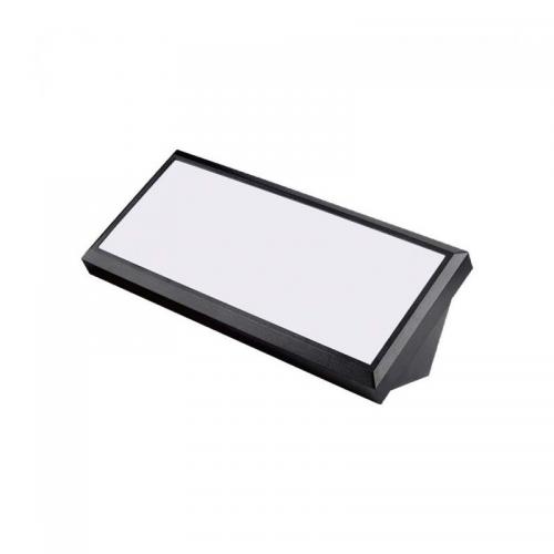 V-TAC - 12W Фасаден Аплик Ъглов Черен 6400К IP64 SKU: 6809