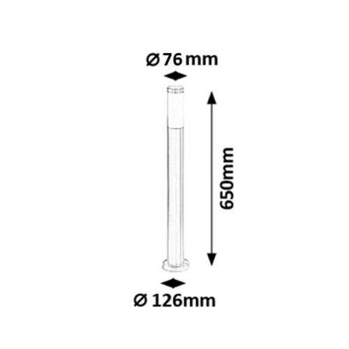 RABALUX - Inox torch 8264