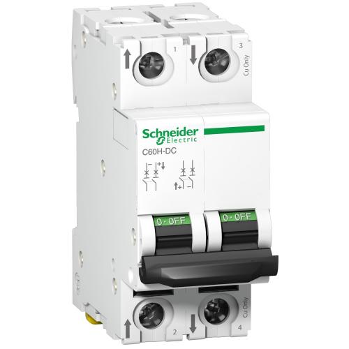 SCHNEIDER ELECTRIC - Автоматичен прекъсвач Acti 9 C60H-DC 2P 32A крива C 20kA A9N61535