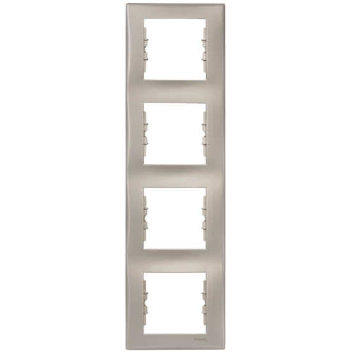 SCHNEIDER ELECTRIC - SDN5802068 Sedna - vertical 4-gang frame - titanium