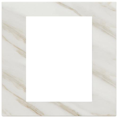 VIMAR - 22668.51 - Eikon Exe Рамка 8М италиански стандарт White Calacatta