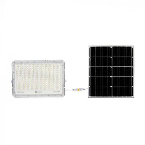 V-TAC - 30W LED Соларен Прожектор 6400K Сменяема Батерия Бяло Тяло SKU: 7847