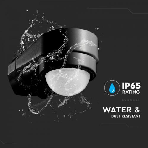 V-TAC - Инфраред Датчик за Движение Ъглов Черен 240° SKU: 6612 |