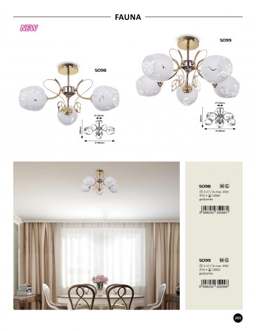 RABALUX - Spotlight FAUNA E27 3X40W 5098