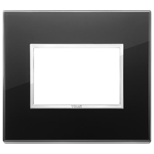 VIMAR - 21653.76 - Plate 3M crystal black diamond