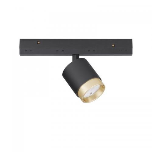 NOVA LUCE - Magnetic spot Track Light  D:4.5 L:18 H:2.5 cm. 9010305  ULTRA SLIM  LED DALI 5W DC48V Bridgelux 267.5Lm >90 3000K IP20
