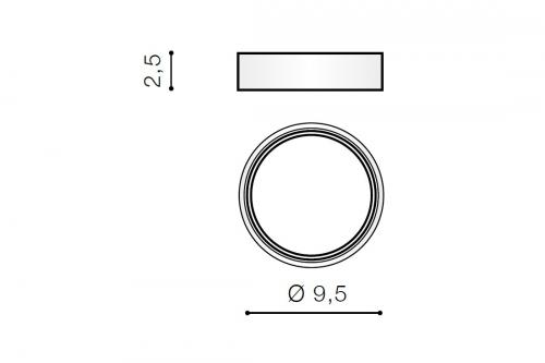 AZZARDO - ADAMO NC1827-G RING / AZ1480+AZ1486