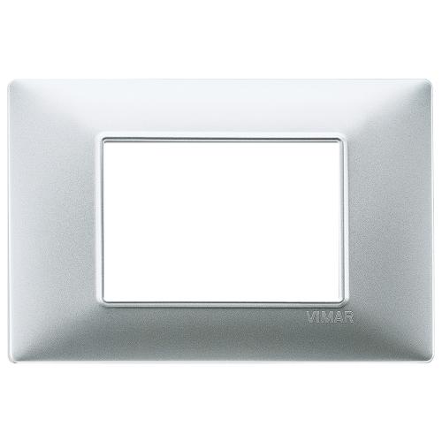 VIMAR - 14653.20 - Plana Рамка 3М италиански стандарт Matt silver