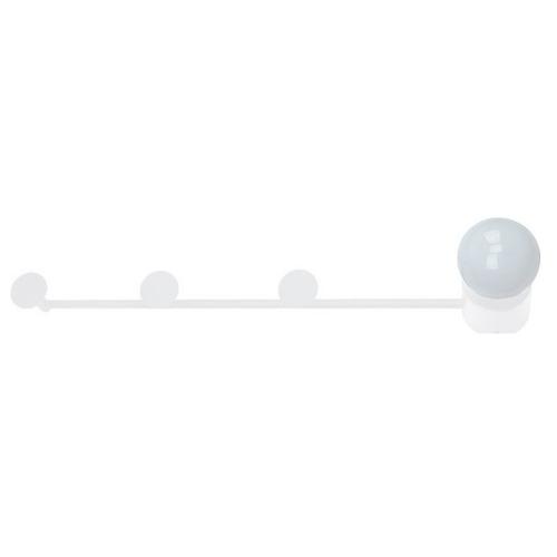ACA LIGHTING - Аплик със закачалка за дрехи ZM711W66WH  1ΧGU10 WHITE METALLIC 66Χ7Χ8CM