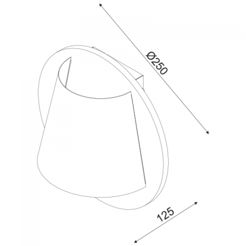 ACA LIGHTING -  Marble  ZM165LEDWG