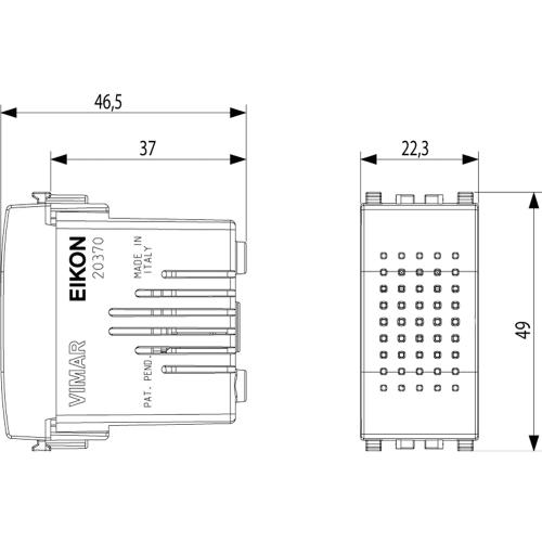 VIMAR - 20370.B - 12V 50-60Hz bell white