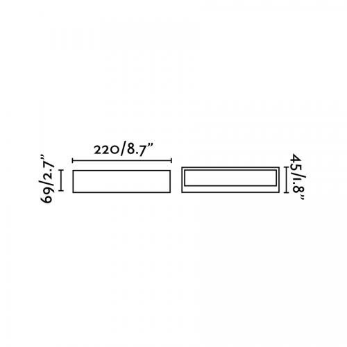 FARO - LED Фасаден аплик влагозащитен IP65 TOLUCA 71051