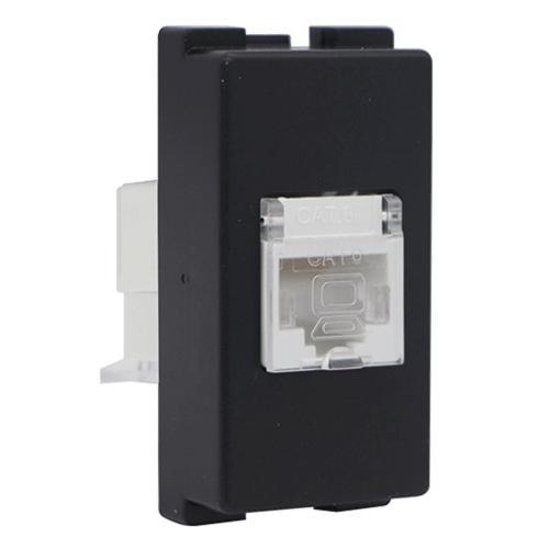 ELMARK - 27013C - COMPUTER LINE SOCKET RG45 CAT6E ANTHRACITE LECCE 