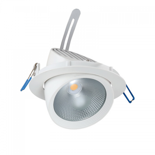 ACA LIGHTING - LED луна LINO бяла за вграждане LINO3030N 230V 30W 3000K 3400lm 60° Ra80 