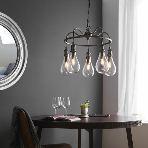 ENDON - pendant luminaire  HADASSA  93433 LED E14, 5X6W