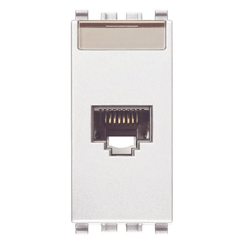 VIMAR - 20339.4.B - RJ45 Cat5e Netsafe UTP110 Интернет розетка Бял EIKON