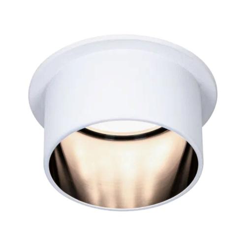 PAULMANN - Луна 93376 Gil Coin IP44 round 68mm Coin⚡ 6W⚡ 470lm ⚡230V dimmable 2700K✴ Бял мат/Черен мат