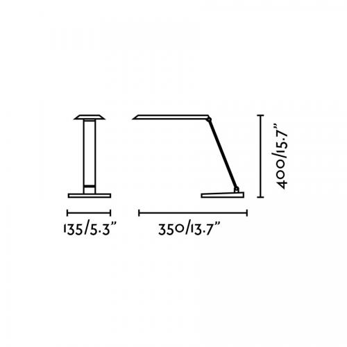 FARO -  ANOUK LED White table lamp 53414