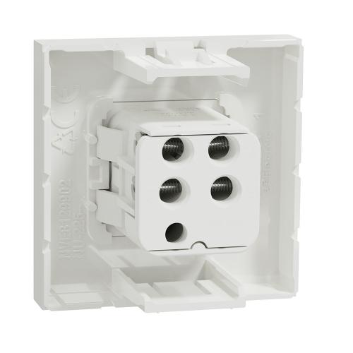 SCHNEIDER ELECTRIC - NU322518 Двуполюсен ключ 20А двумодулен бял New Unica 