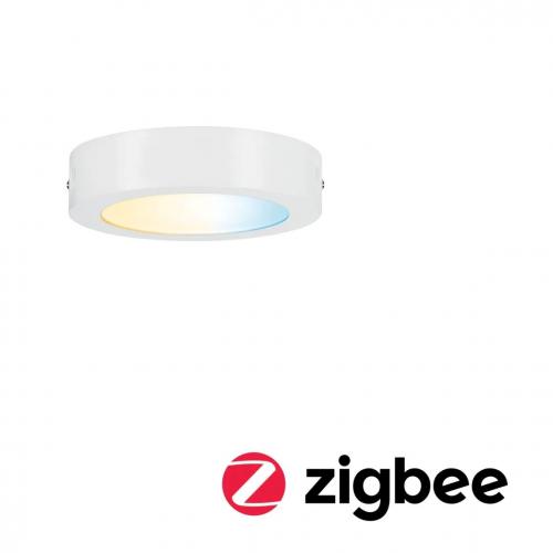 PAULMANN - 50082  LED Panel Smart Home Zigbee 3.0 Cesena round 170mm◾9W◾600lm◾Tunable White◾White matt◾dimmable
