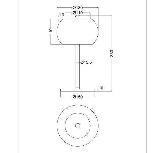 TRIO - MADISON – 542010132 incl. 1x SMD, 8W · 1x 800lm, 3000K