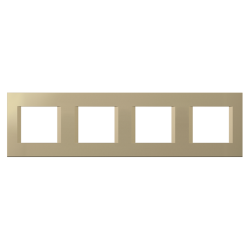 TEM - OL28SG Frame 2+2+2+2M, color Gold matt, Modul