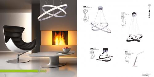 LIS LIGHTING - Полилей Largo 5301Z-H01 LED 43W 3270 lm* 230V, бяло