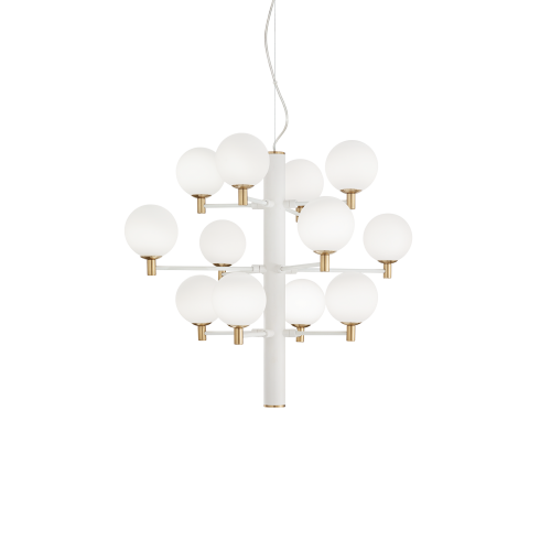 IDEAL LUX - pendant luminaire  COPERNICO SP12  BIANCO 197302