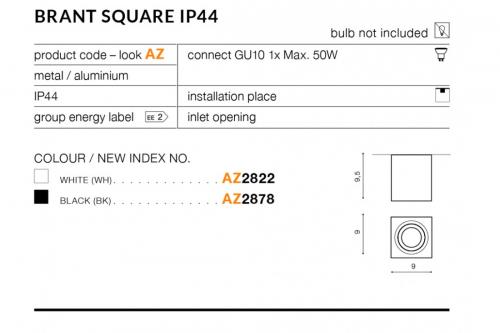AZZARDO -  IP44 Brant AZ2878