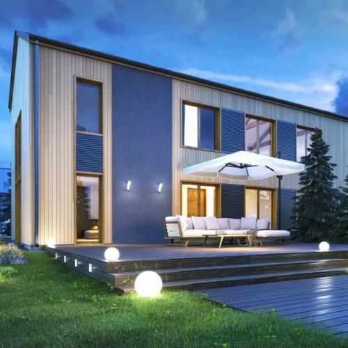 GTV Lighting - OS-MARMO38-00 Градинска лампа MARMO 38 20W E27 220VAC