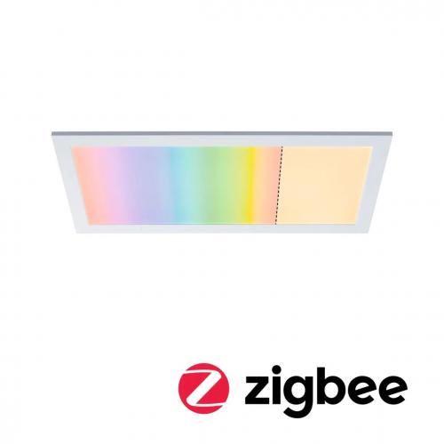 PAULMANN - 79808  LED Panel Smart Home Zigbee 3.0 Amaris square 595x295mm◾22W◾1800lm◾RGBW+✴White matt/dimmable