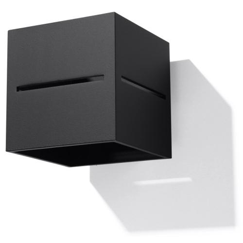 SOLLUX - Wall lamp Lobo black SL.0204