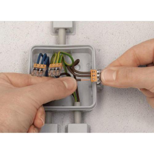 WAGO - 2273-203 Pluggable Terminal Block, 3 Ways, 2.5 mm², Clamp