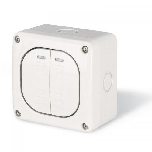 SCAME - Сериен ключ 10А за открит монтаж IP 66, серия Protecta 137.5021