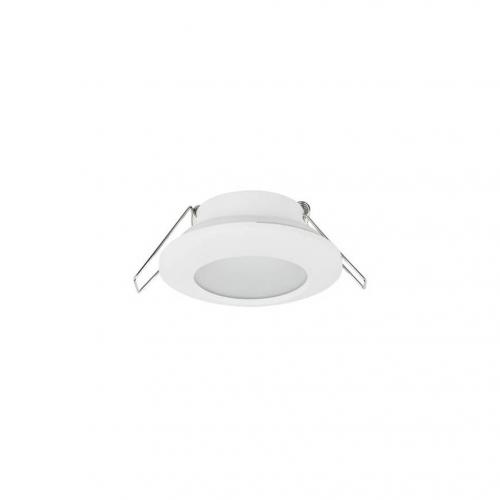 NOVA LUCE - Луна за вграждане влагозащитена бяла IP44 Tex 9012121